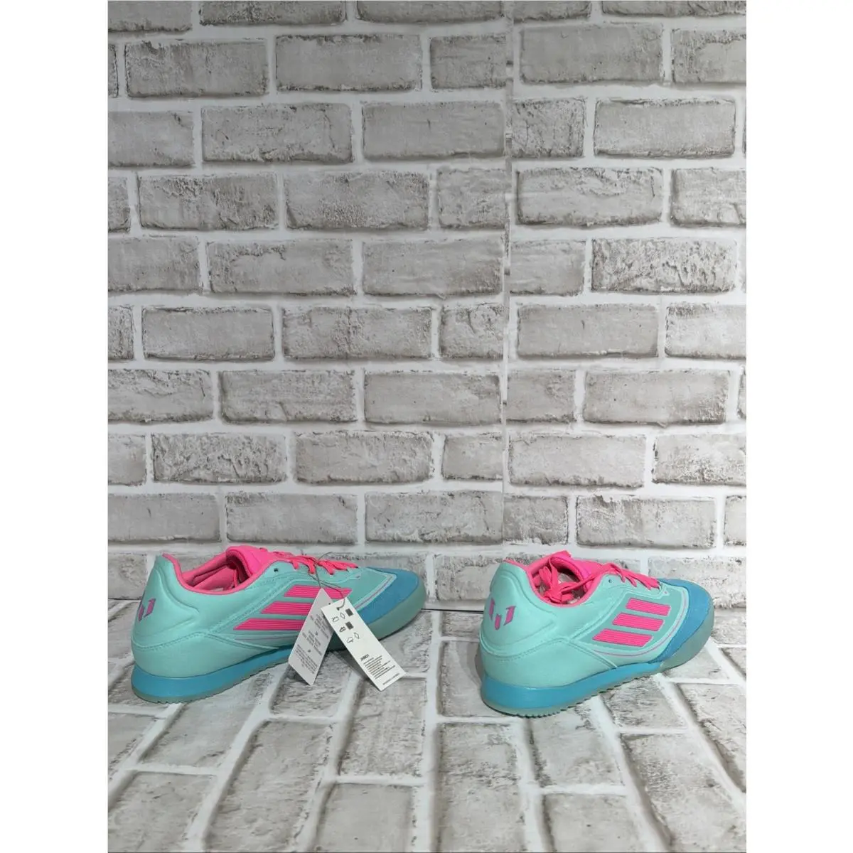 Adidas shoes - Adidas f50 freestyle messi in football shoes - JH8831 - aqua 6