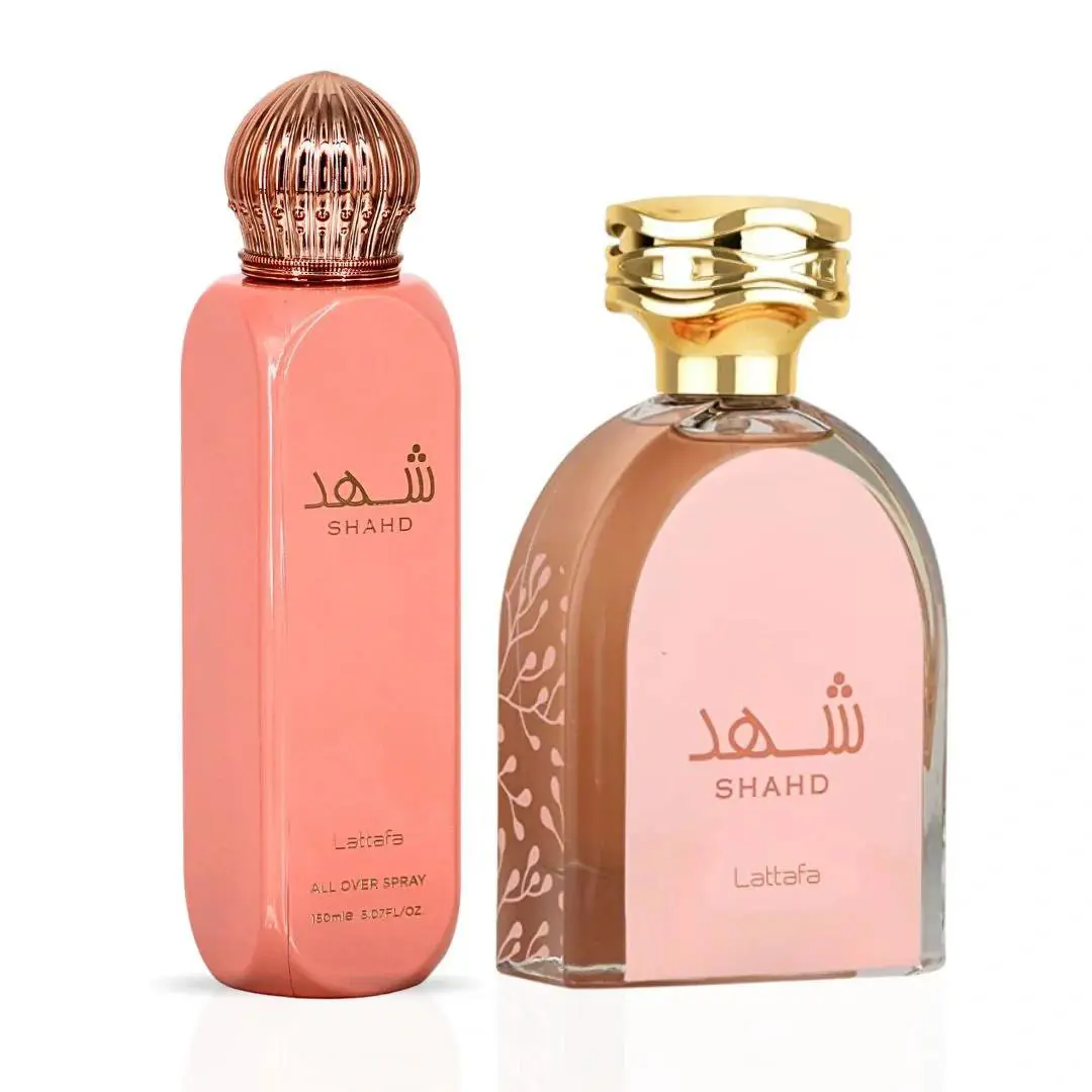 Shahd Edp Spray 100ml All Over Spray 150ml by Lattafa Bundle
