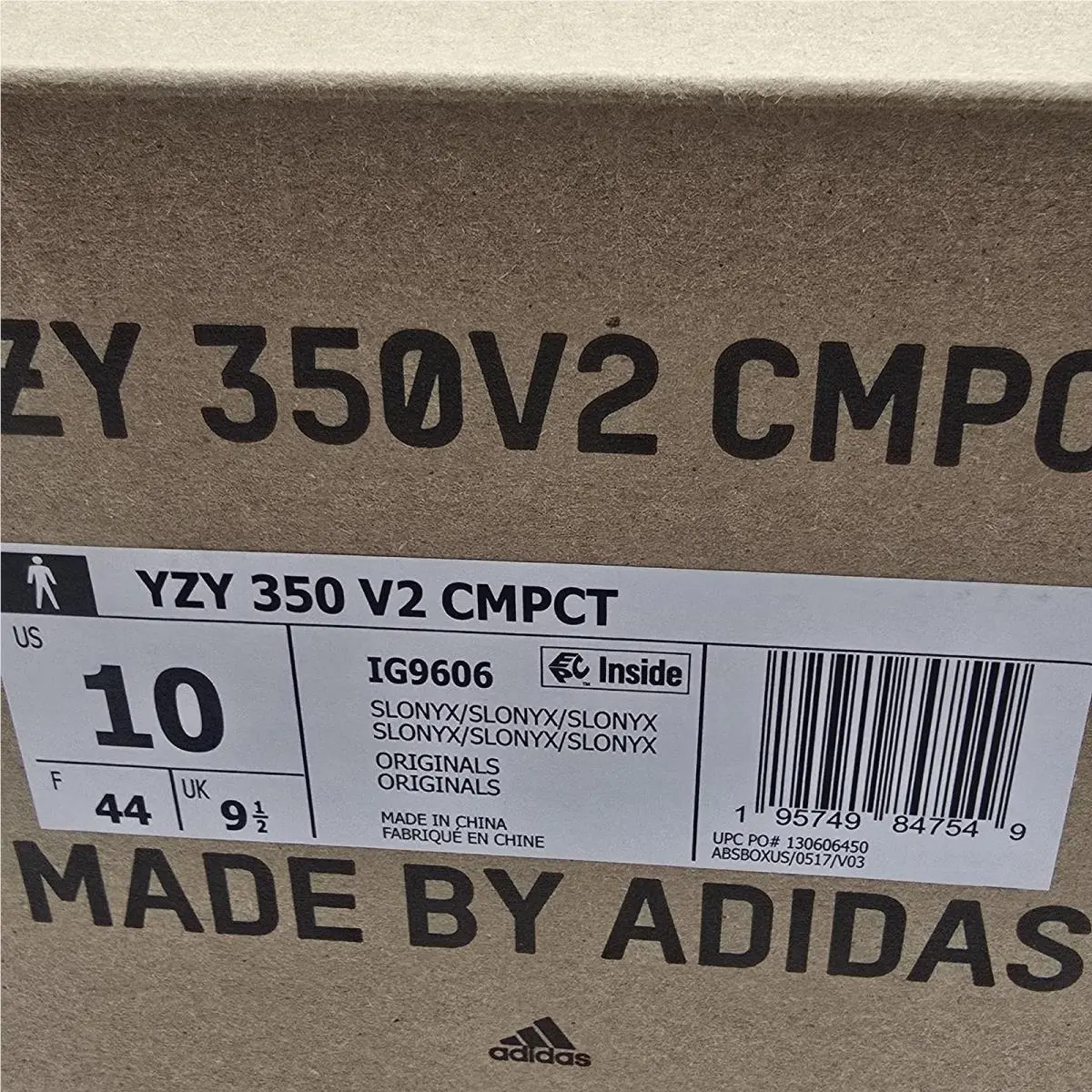 Adidas shoes - adidas YZY 350 V2 CMPCT - IG9606 - Black 6
