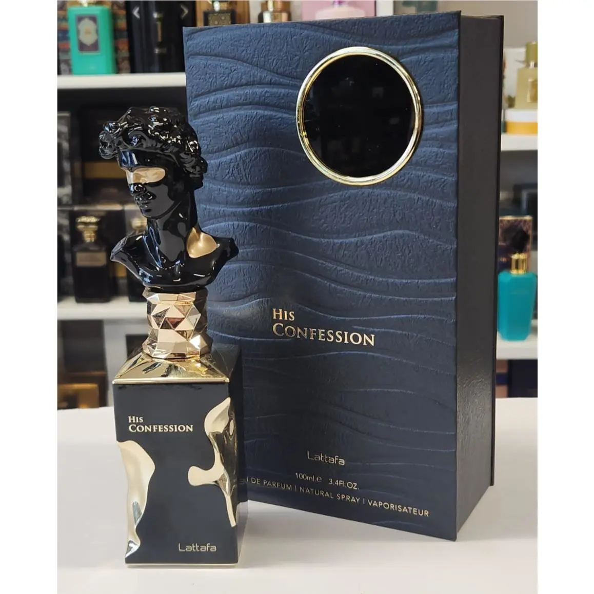 His Confession Eau De Parfum Spray 100ML 3.4 fl oz by Lattafa
