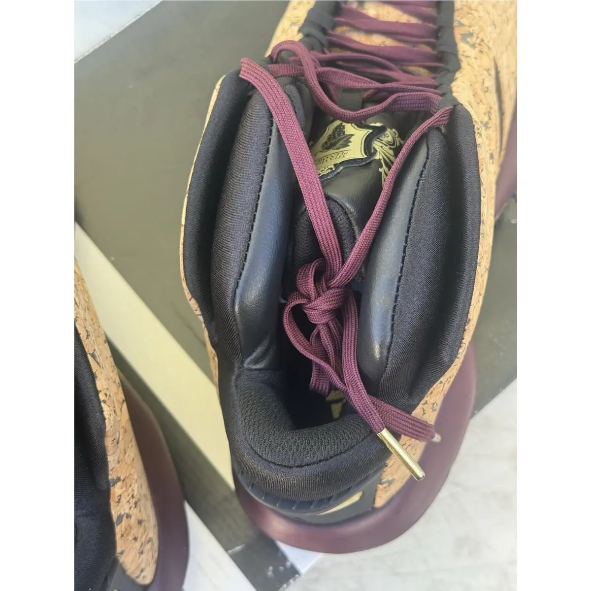 Adidas shoes - adidas Crazy 1 - Crazy - AQ8551 - Maroon Gold Cork (UPC: 0889130317567) 10