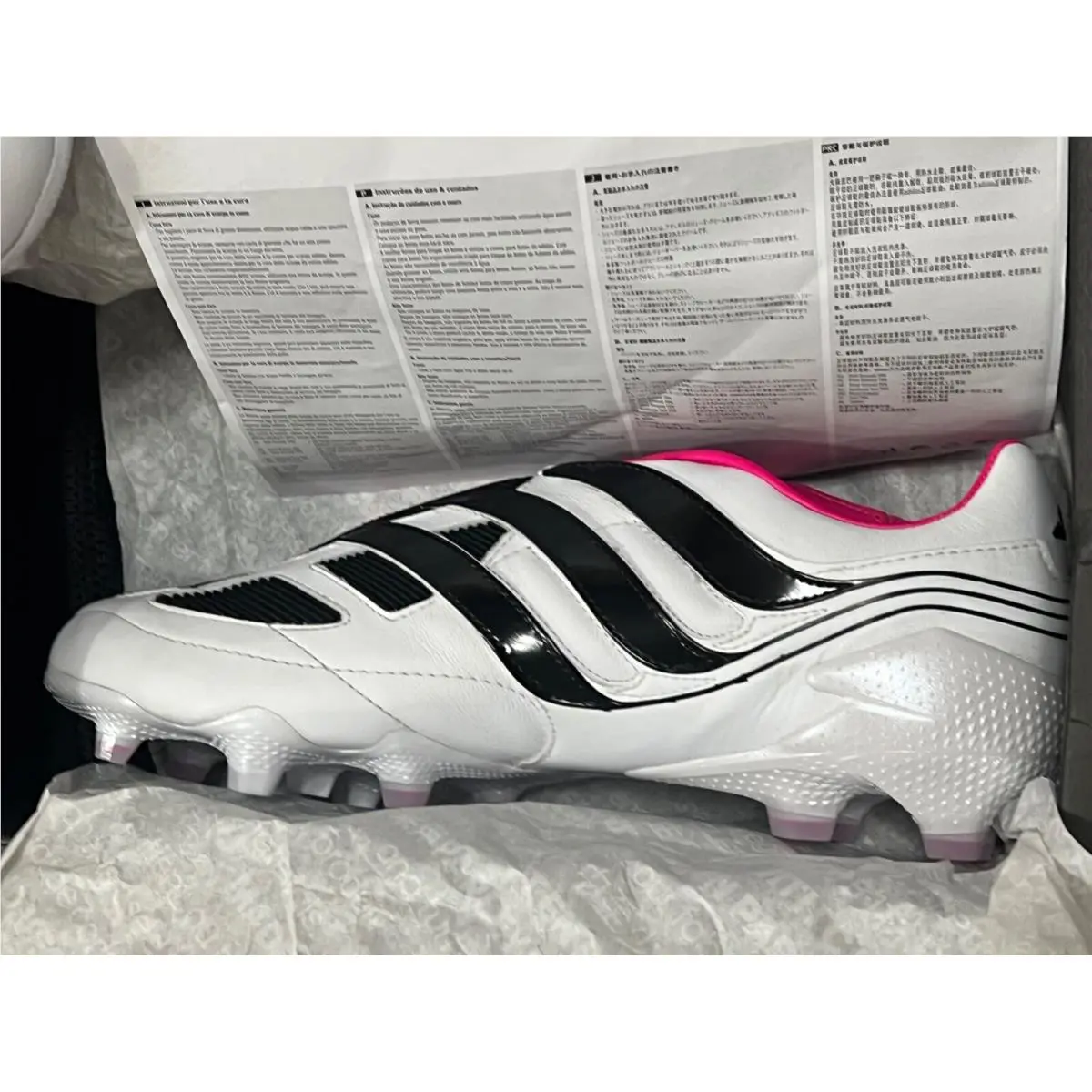 Adidas shoes - adidas Predator Precision - Predator Precision - HP9816 - Cloud White / Core Black / Team Shock Pink 2 4