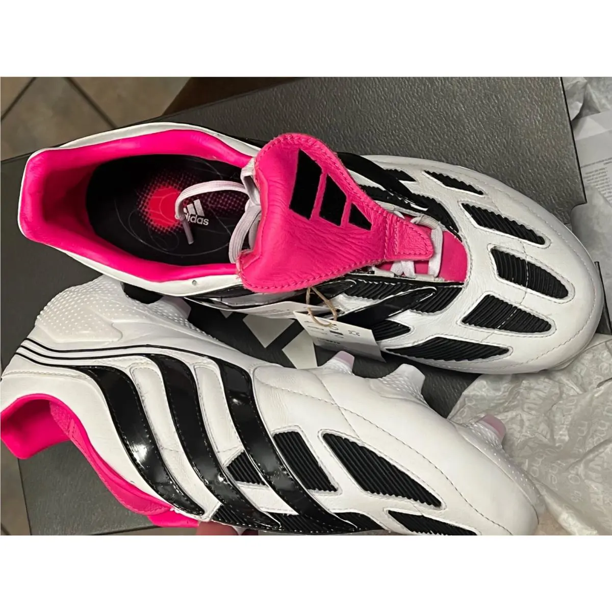 Adidas shoes - adidas Predator Precision - Predator Precision - HP9816 - Cloud White / Core Black / Team Shock Pink 2 8