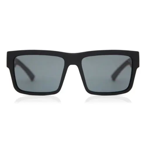Spy+ Montana Soft Matte Black Sunglasses - Happy Gray Green