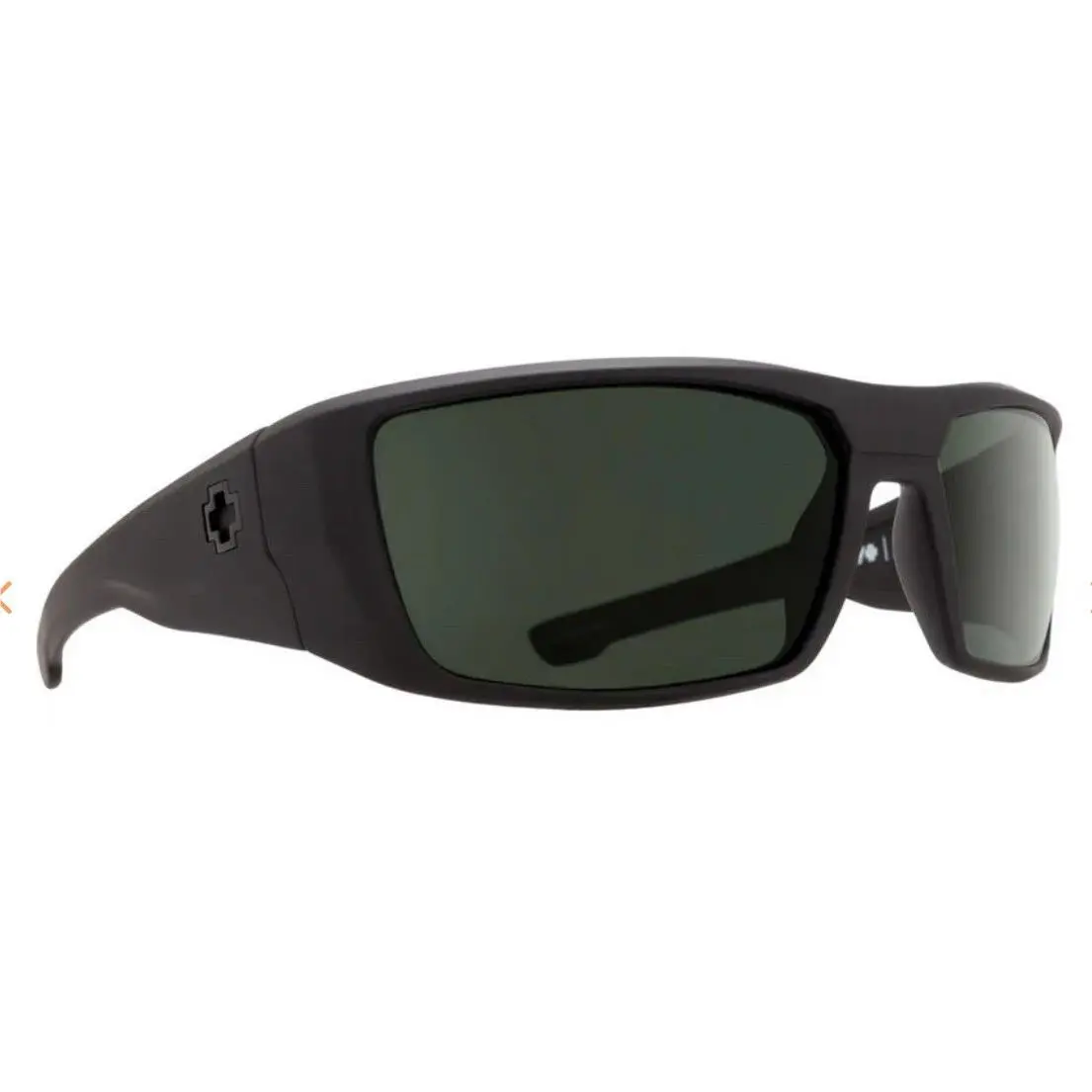 Spy Optic Dirk Sunglasses - Soft Matte Black / Happy Gray Green Polar
