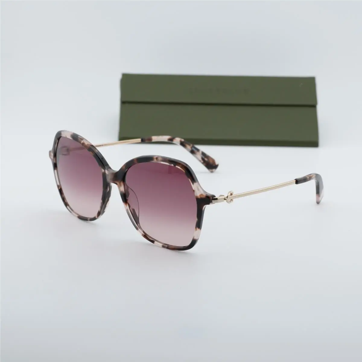 LO705S 690 Rose Havana/gradient Pink 57-17-140 Sunglasses by Longchamp
