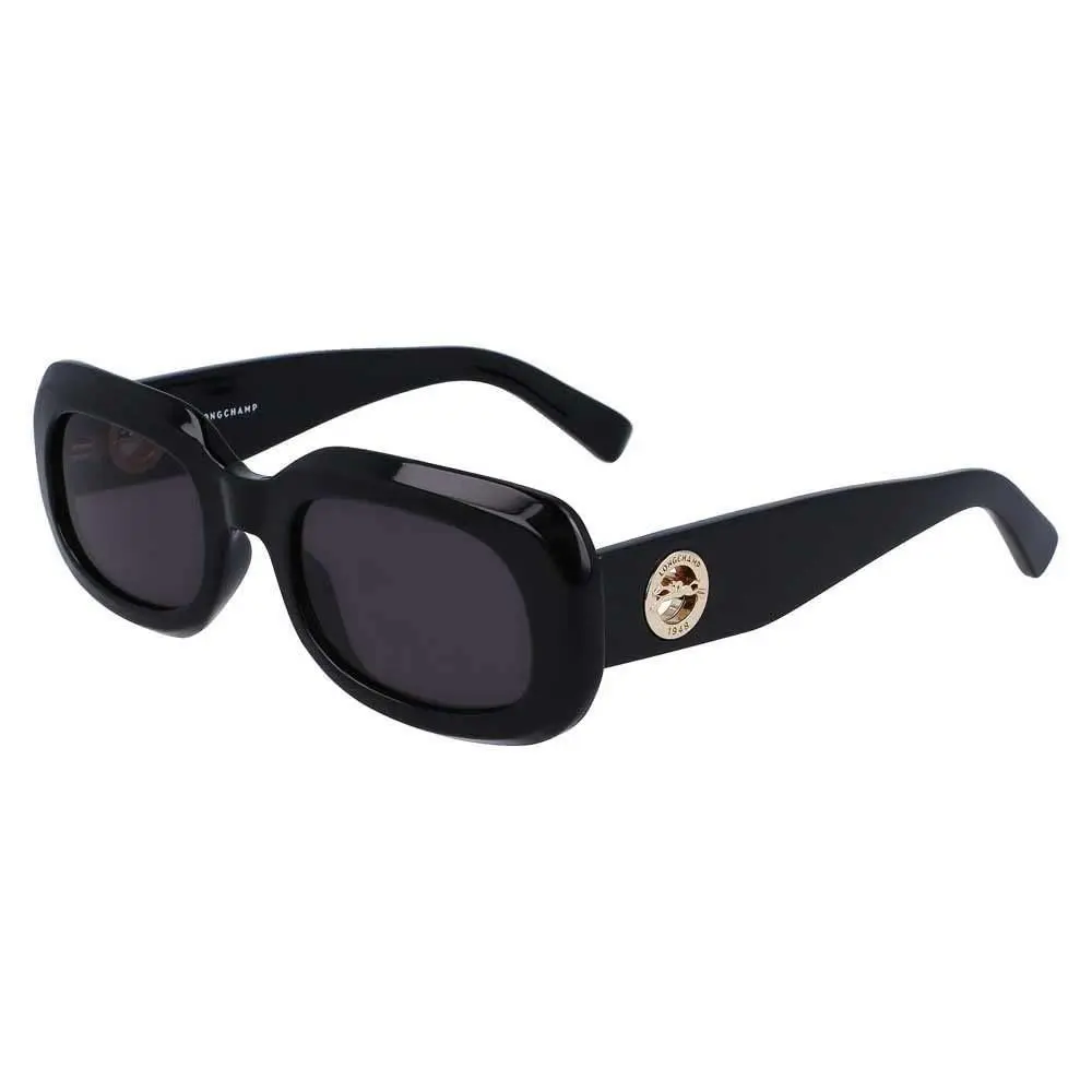 LO-716S 001 Black Sunglasses Grey Lenses by Longchamp