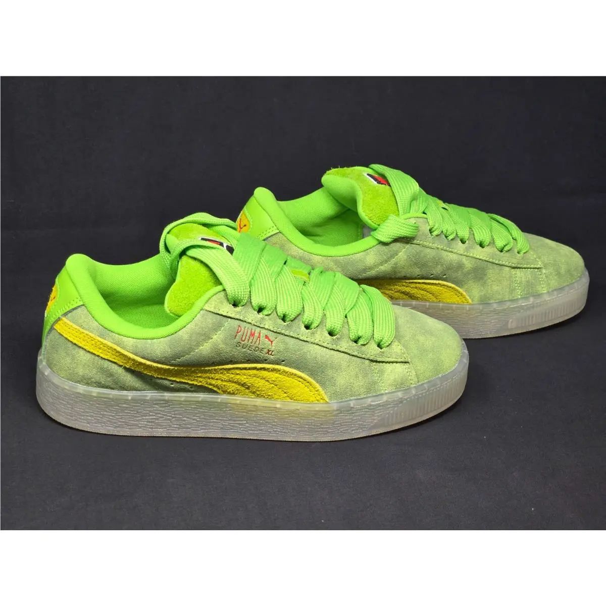 Puma shoes - PUMA Suede - Suede - 399606-01 - Green 2