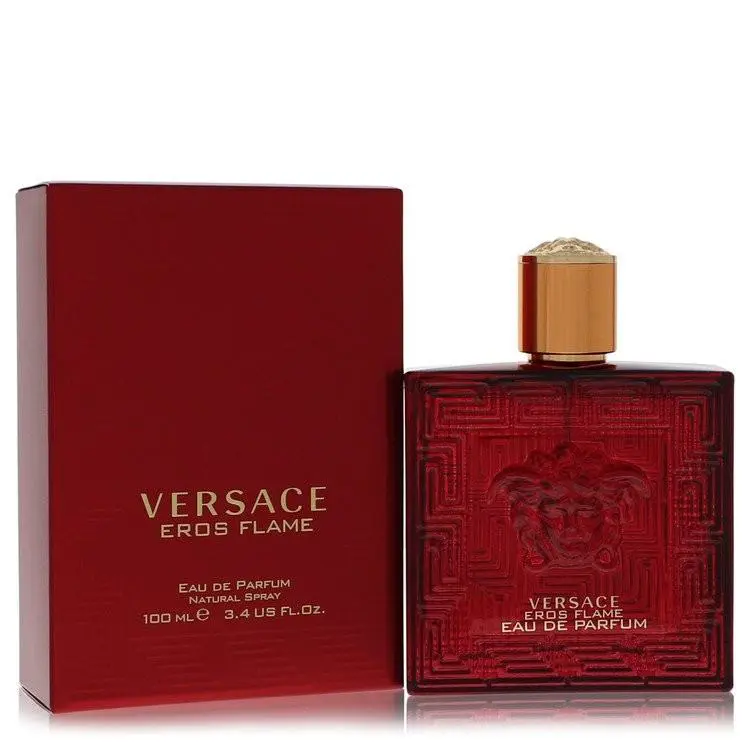 Eros Flame  Eau De Parfum Spray 3.4 oz For Men by Versace