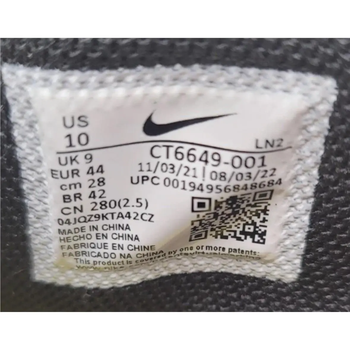 Nike shoes - Nike Alpha Menace Pro 3 - CT6649-001 - Black 8