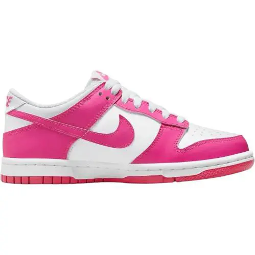 Nike shoes - Nike Dunk Low GS - Dunk Low - WHITE/LASER FUSCHIA 0