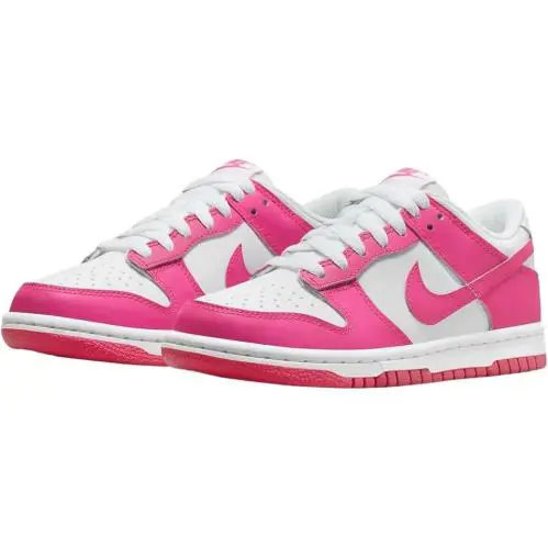 Nike shoes - Nike Dunk Low GS - Dunk Low - WHITE/LASER FUSCHIA 1