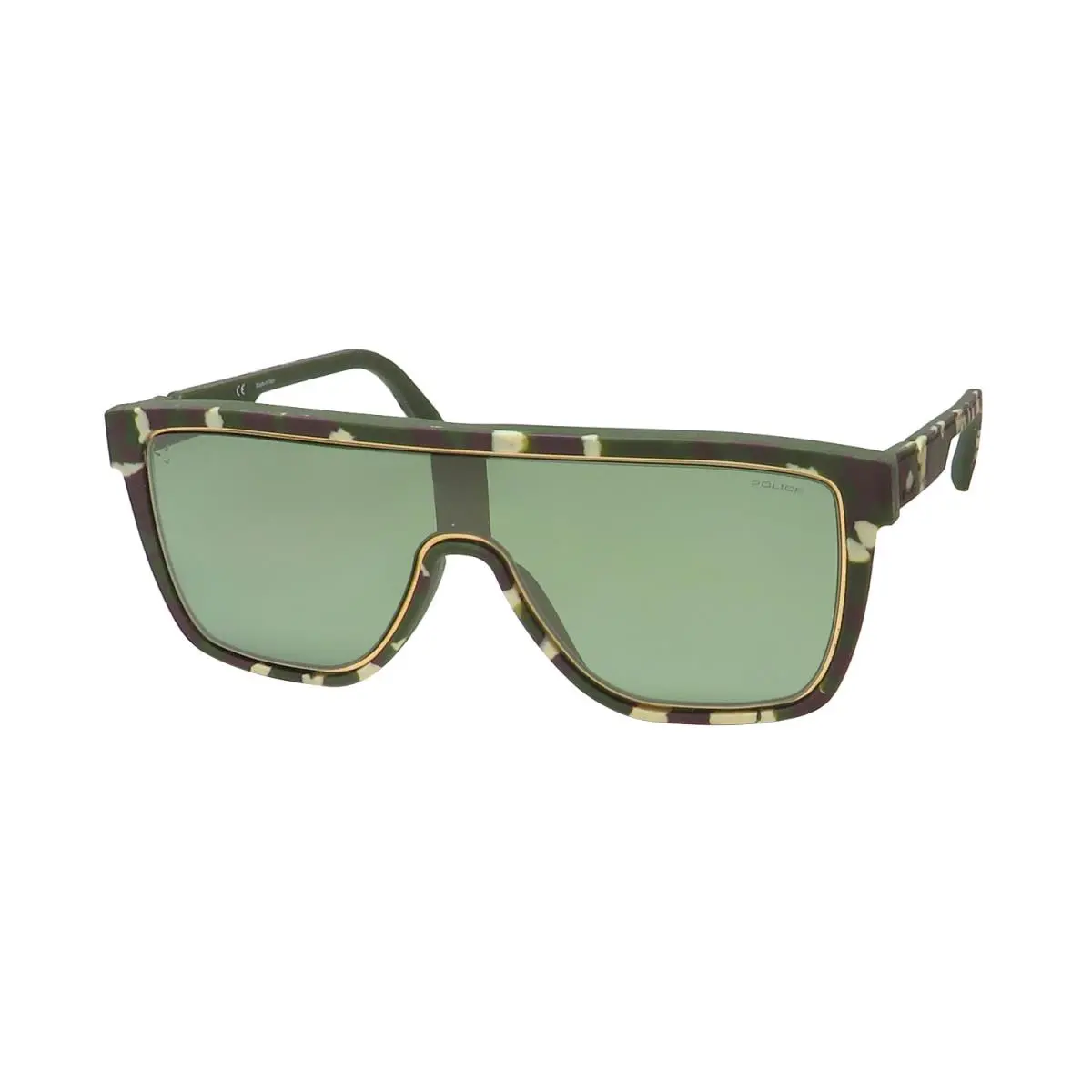 Lewis Hamilton 23 SPLC51 Sunglasses Contemporary Premium Segment Designer Green by Police