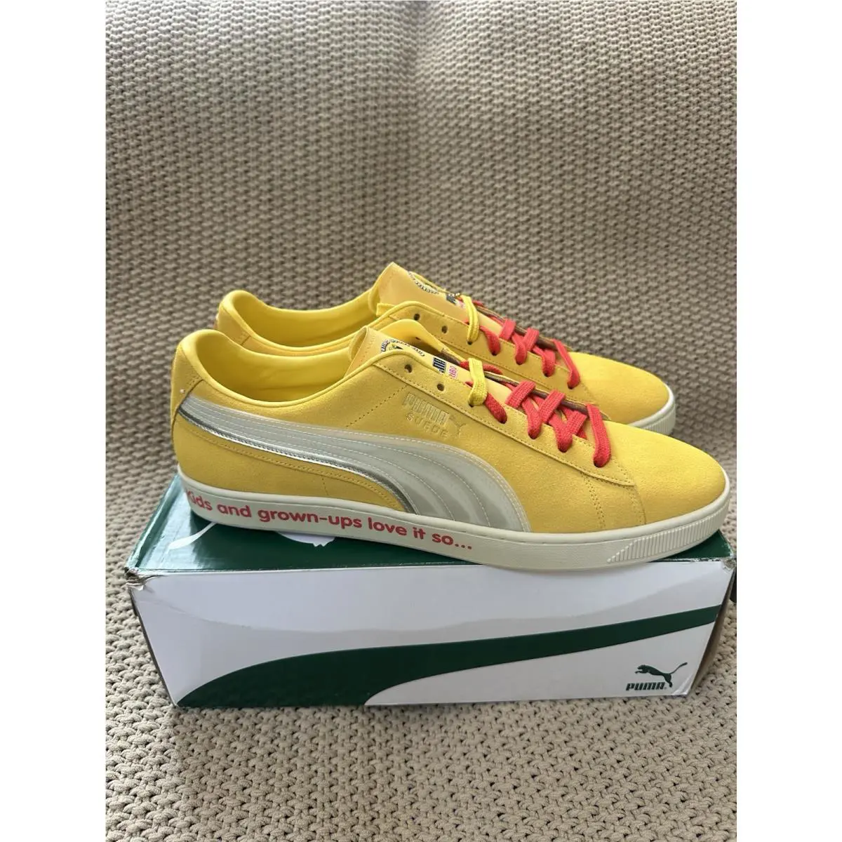 Puma shoes - PUMA Suede - Suede - Yellow 5