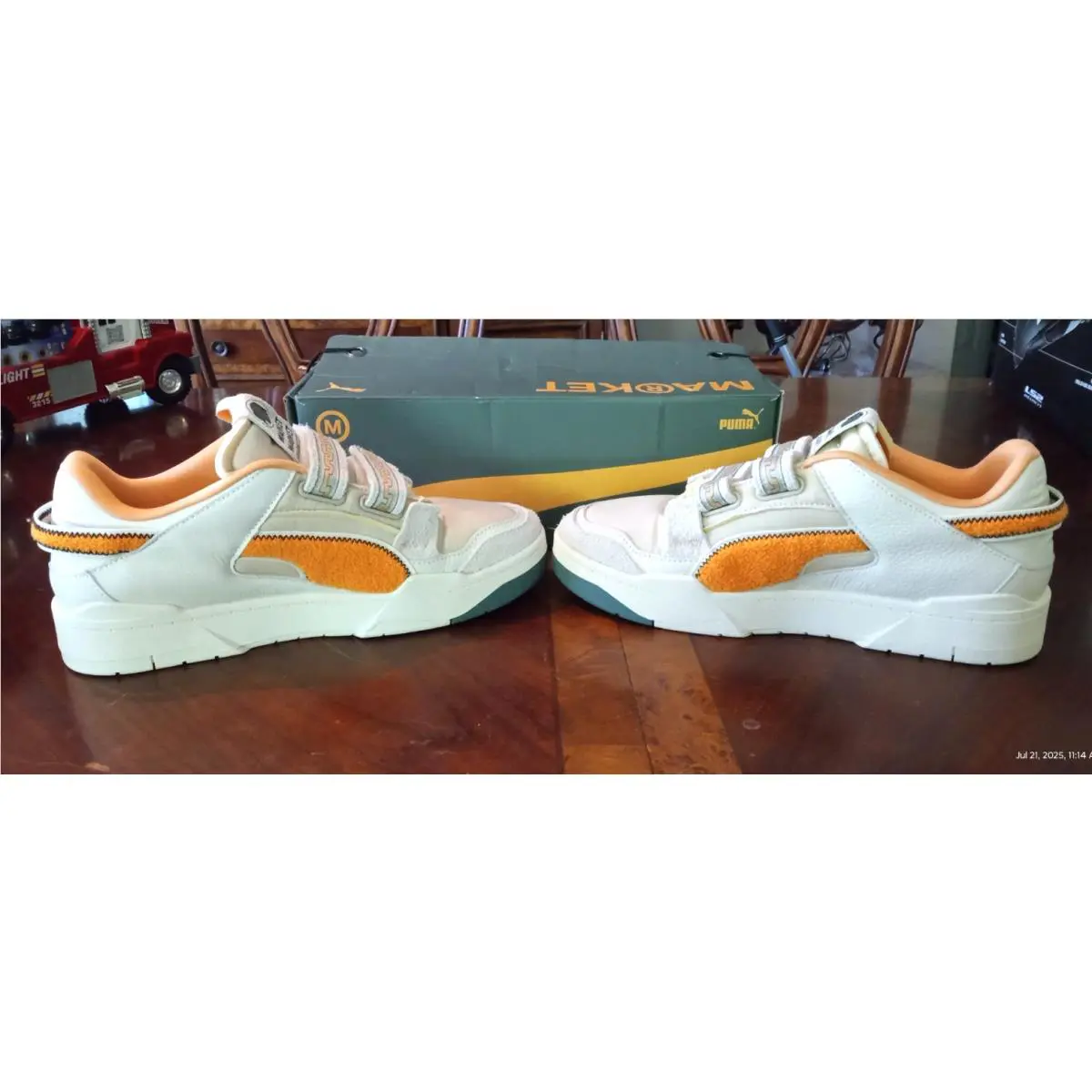 Puma shoes - PUMA Slipstream - Slipstream - 38559201 - White/orange 0