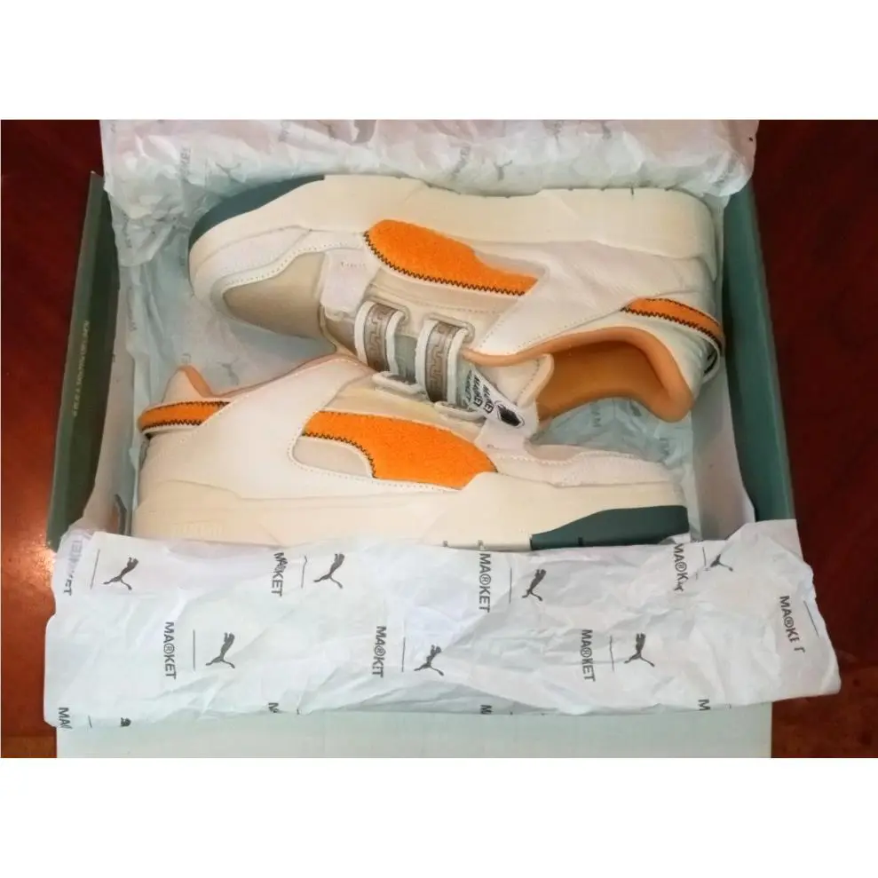 Puma shoes - PUMA Slipstream - Slipstream - 38559201 - White/orange 1