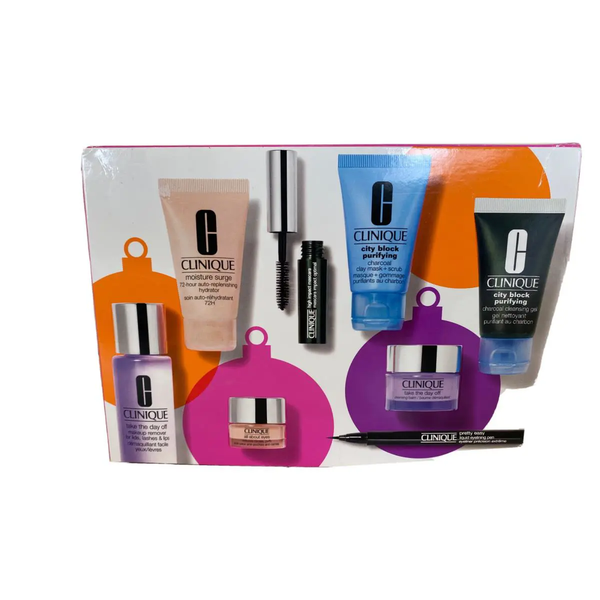 Clinique Stars of Clinique Gift Set Moisture Surge Cleansing Mascara Liner Mask