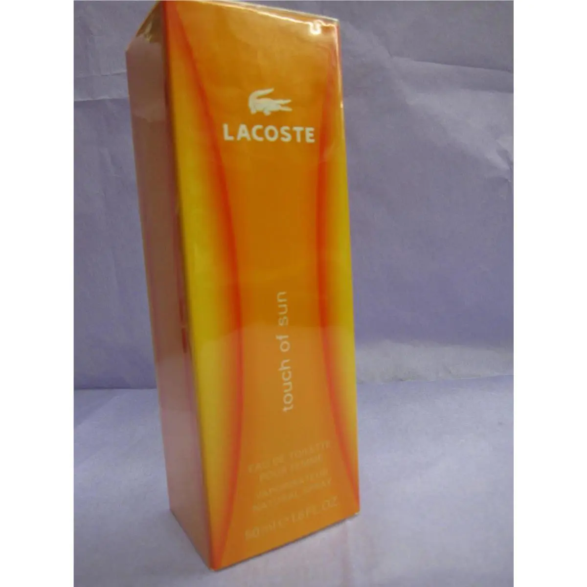 Lacoste Touch OF Sun 1.6 FL oz / 50 ML Eau De Toilette Spray Box