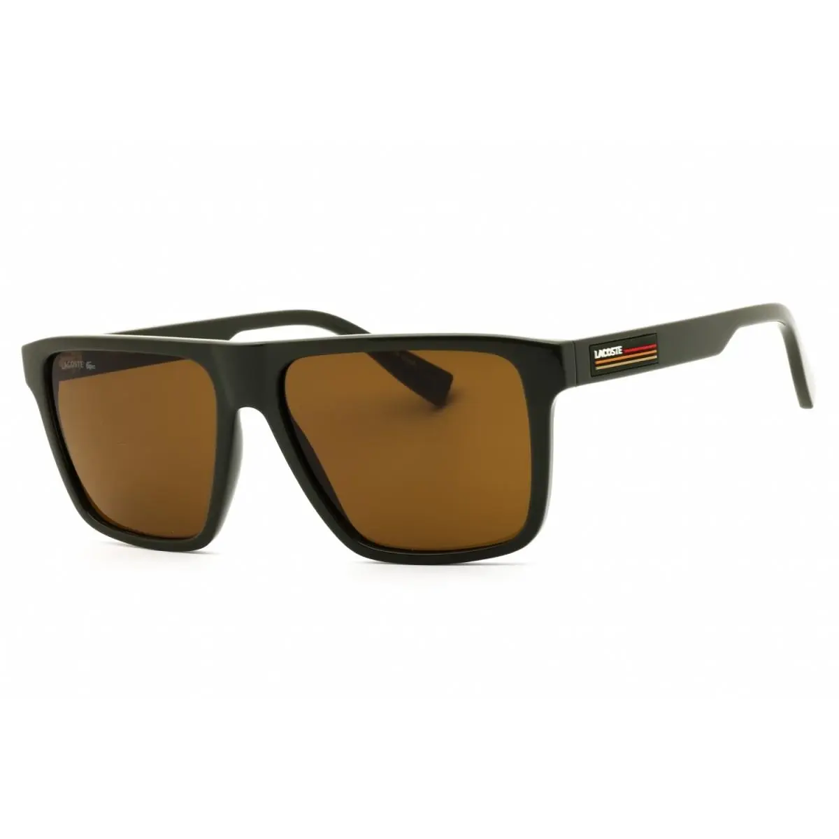Lacoste L6027S 275 Khaki/brown 57-15-145 Sunglasses - Frame: Khaki, Lens: Brown, code: 275