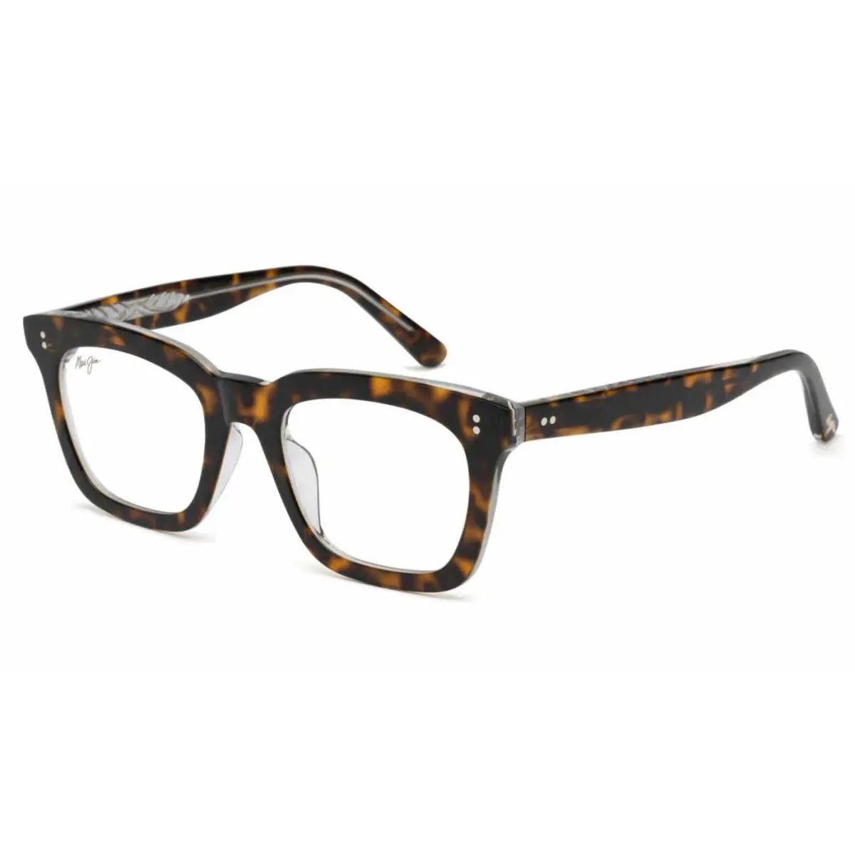MJO2216-10G Crystal Tortoise Eyeglasses 49-22 Optical Frame by Maui Jim
