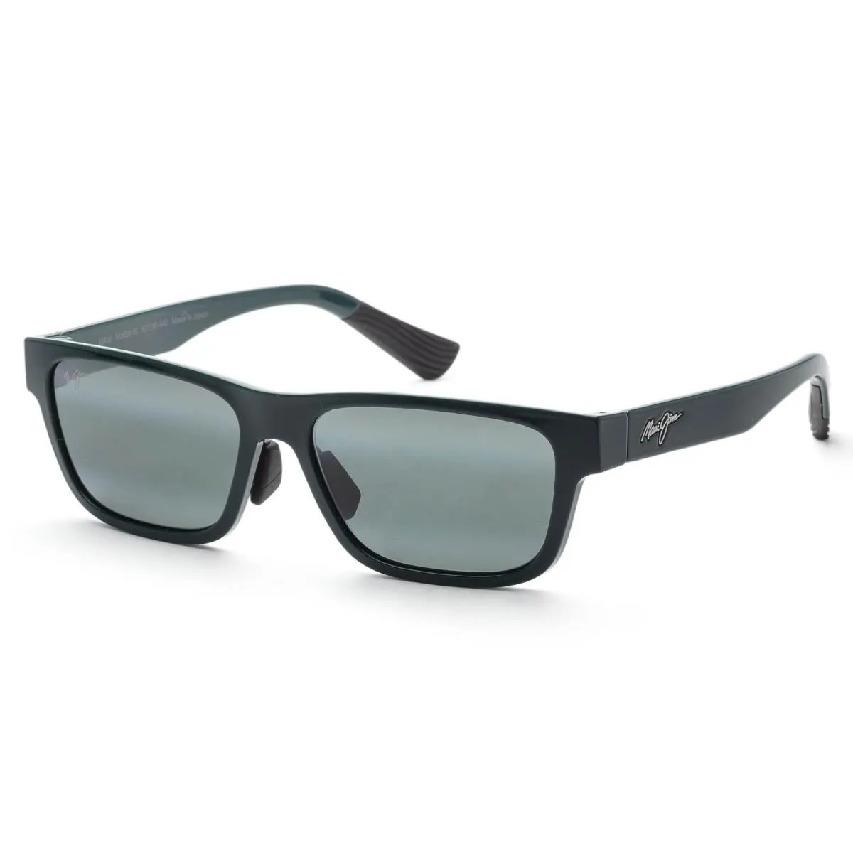 Maui Jim Men`s Keola 57mm Shiny Dark Green Polarized Sunglasses 628-15