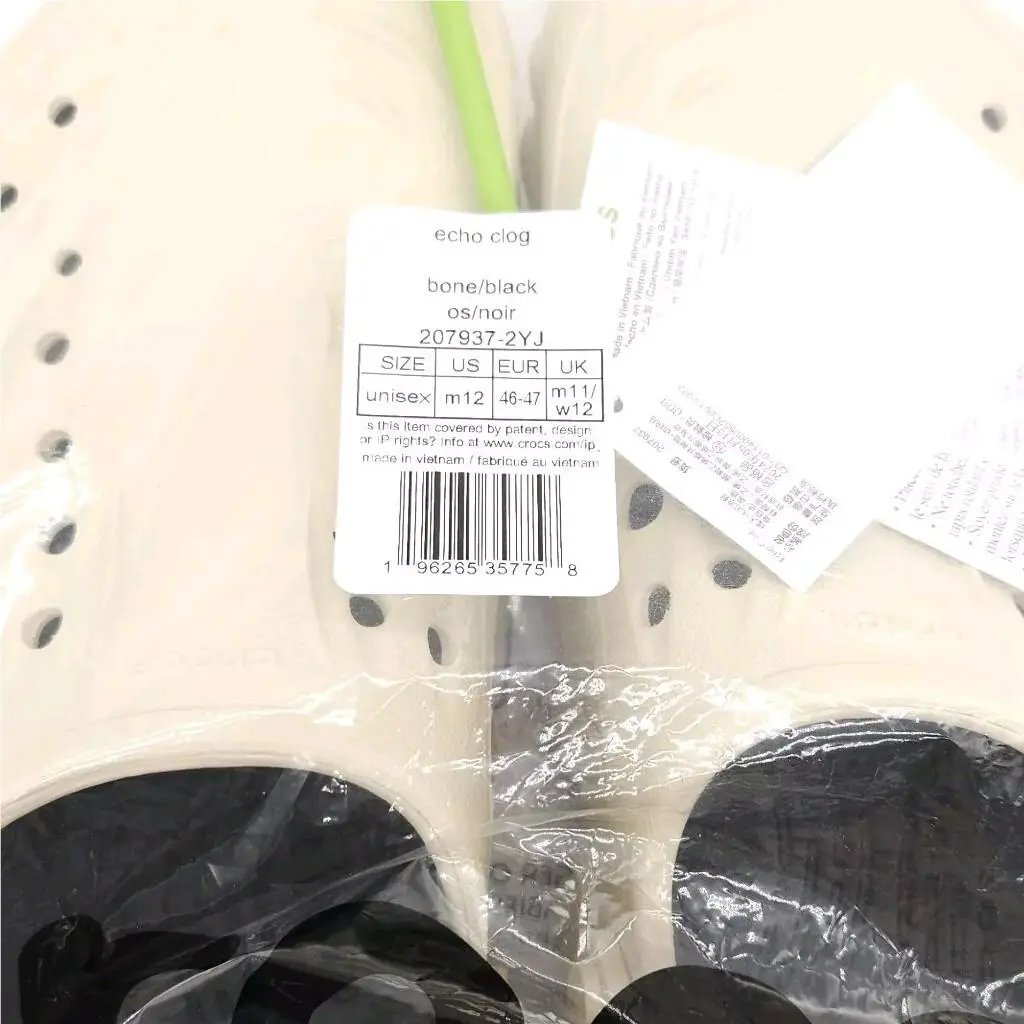 Crocs shoes - Echo Clog - Echo Clog - 2079372yj 207937-2YJ - Beige (UPC: 196265357758) 7