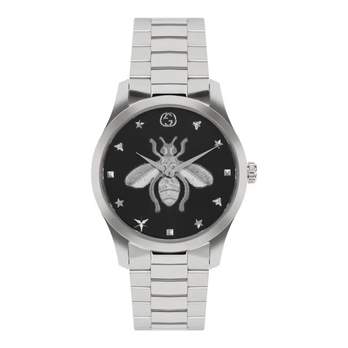 Gucci Womens Stainless Steel 38mm Bracelet Fashion Watch