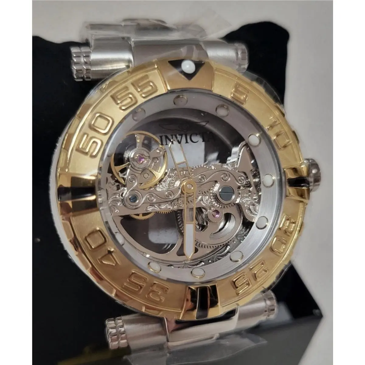 Invicta 49504 Subaqua Nebula Automatic Men`s Watch w/ Skeleton Dial 47mm Diver