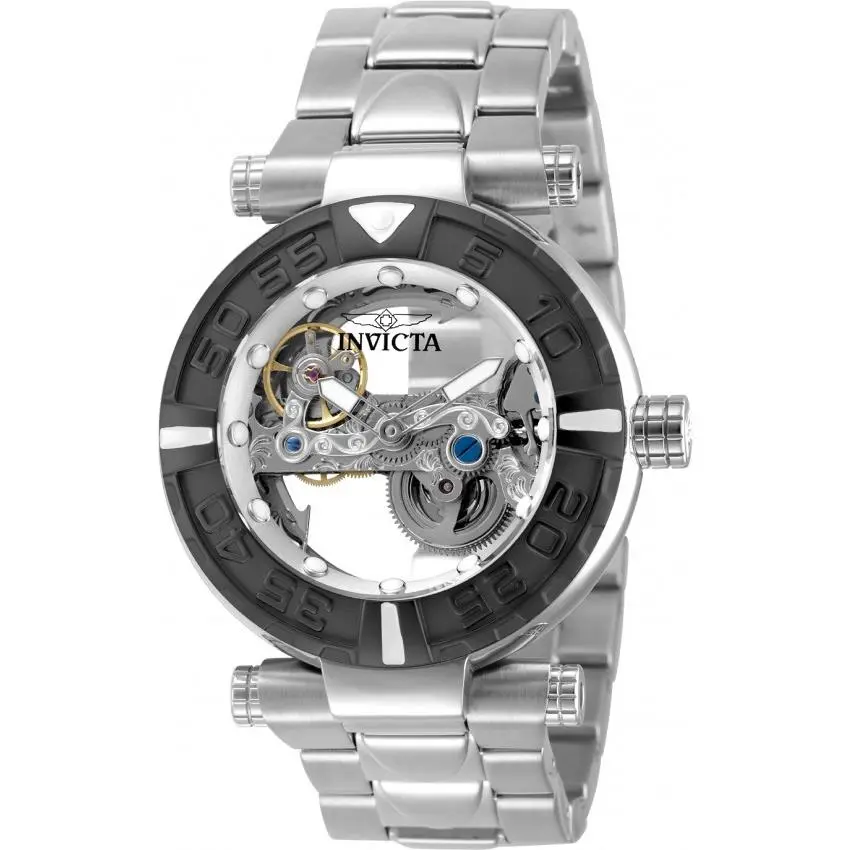 Invicta Subaqua 49505 Men`s 47mm Automatic Skeleton Dial SS Watch