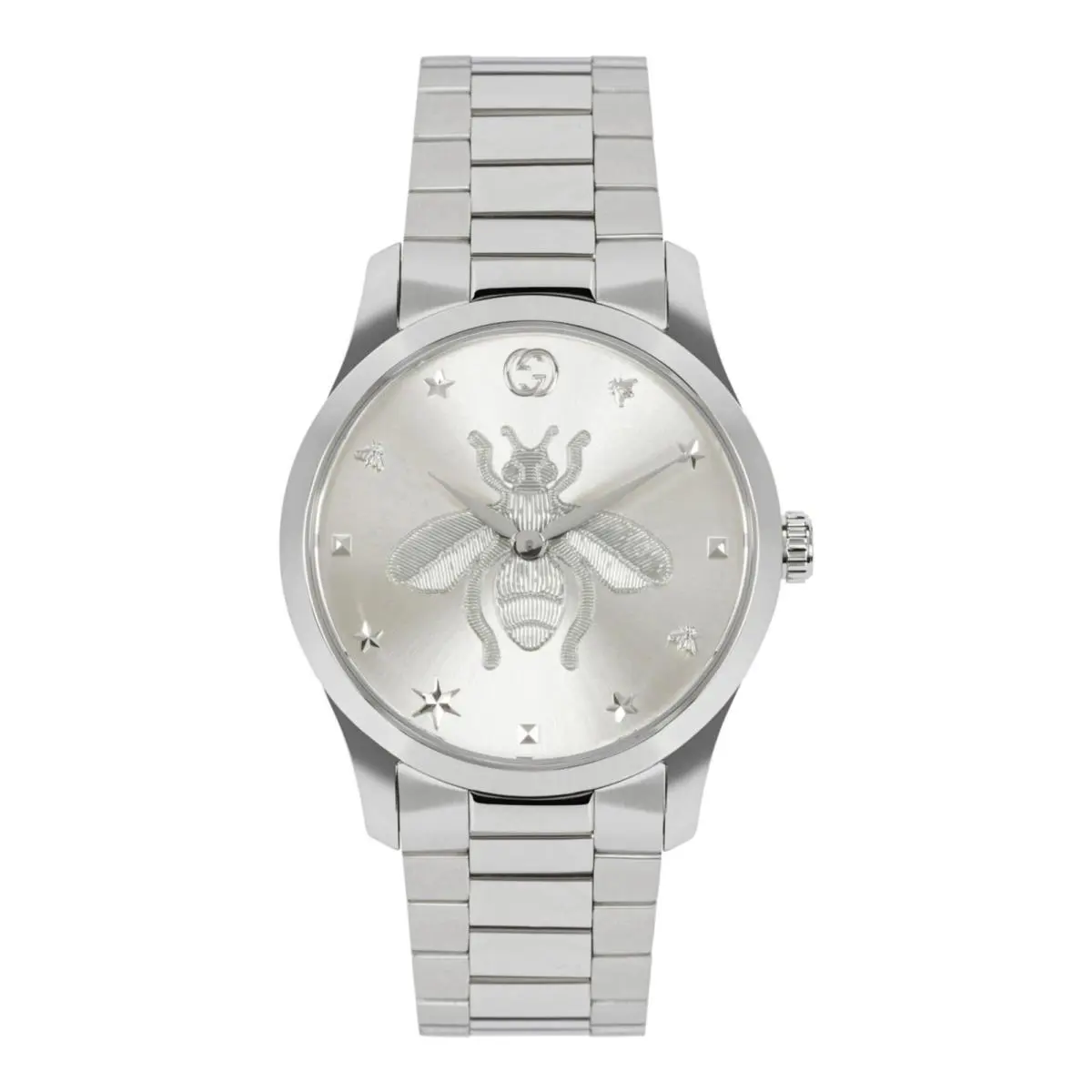 Gucci Womens Stainless Steel 38mm Bracelet Fashion Watch