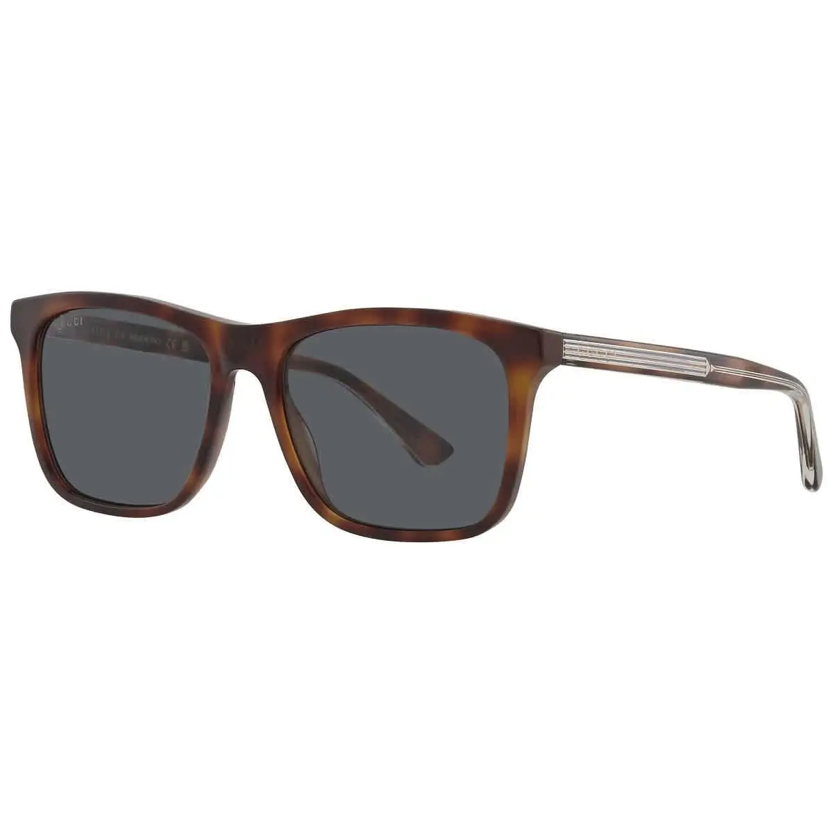 Gucci Grey Square Men`s Sunglasses GG0381SN 009 57 GG0381SN 009 57