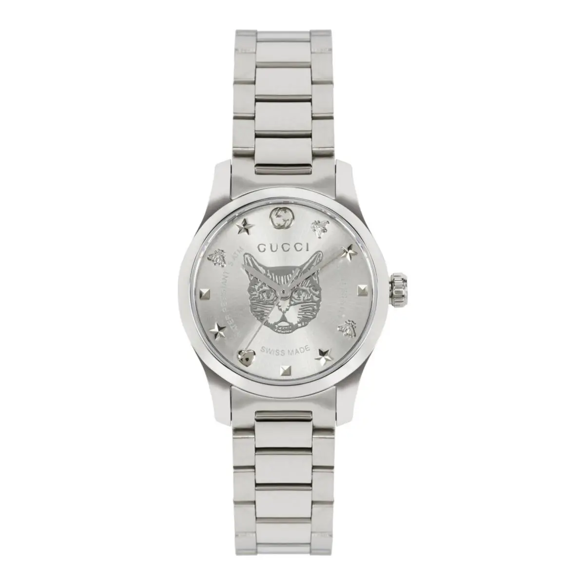 Gucci Womens Stainless Steel 27mm Bracelet Fashion Watch