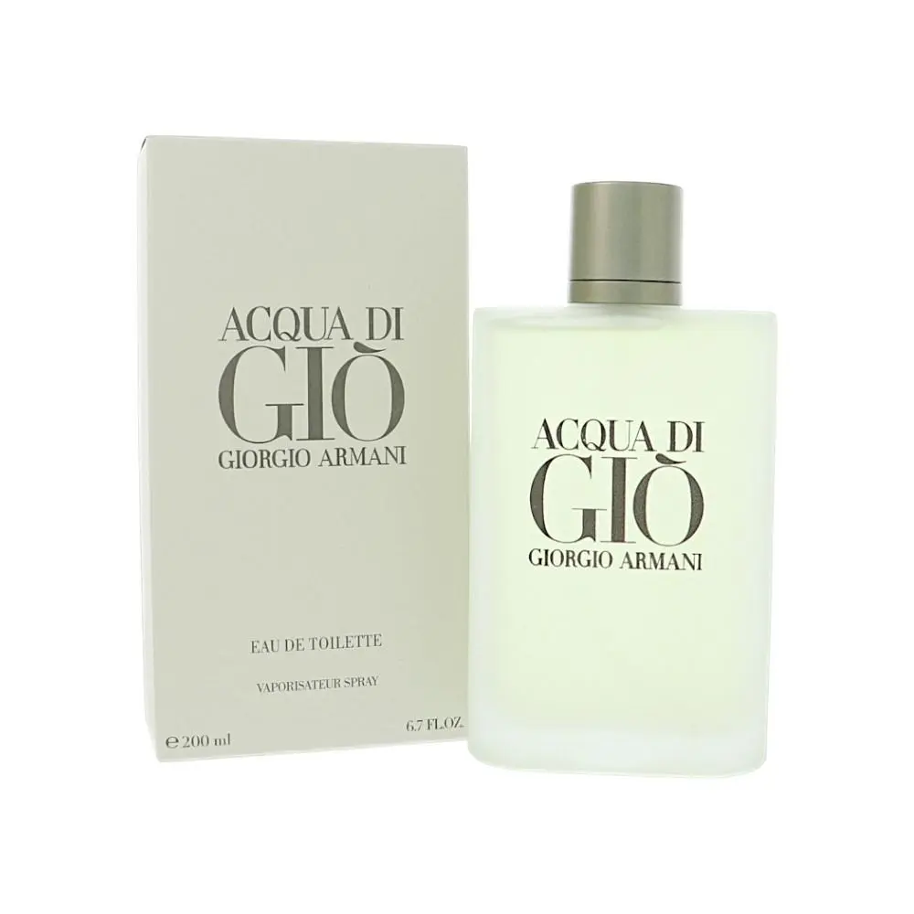 Acqua Di Gio by Giorgio Armani Box For Men 6.7 Oz Eau De Toilette Spray