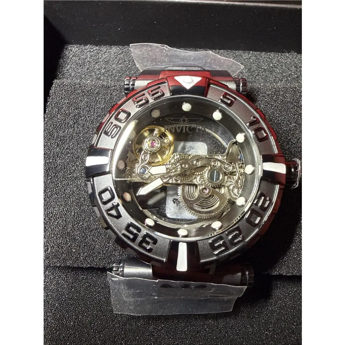 Invicta Subaqua Nebula Men`s 47mm Black Automatic Skeleton Dial 49507