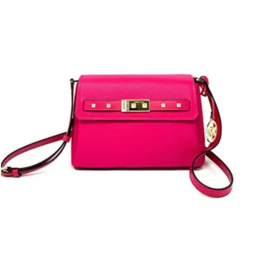 Addison Electric Pink Small Messenger Crossbody Bag by Michael Kors