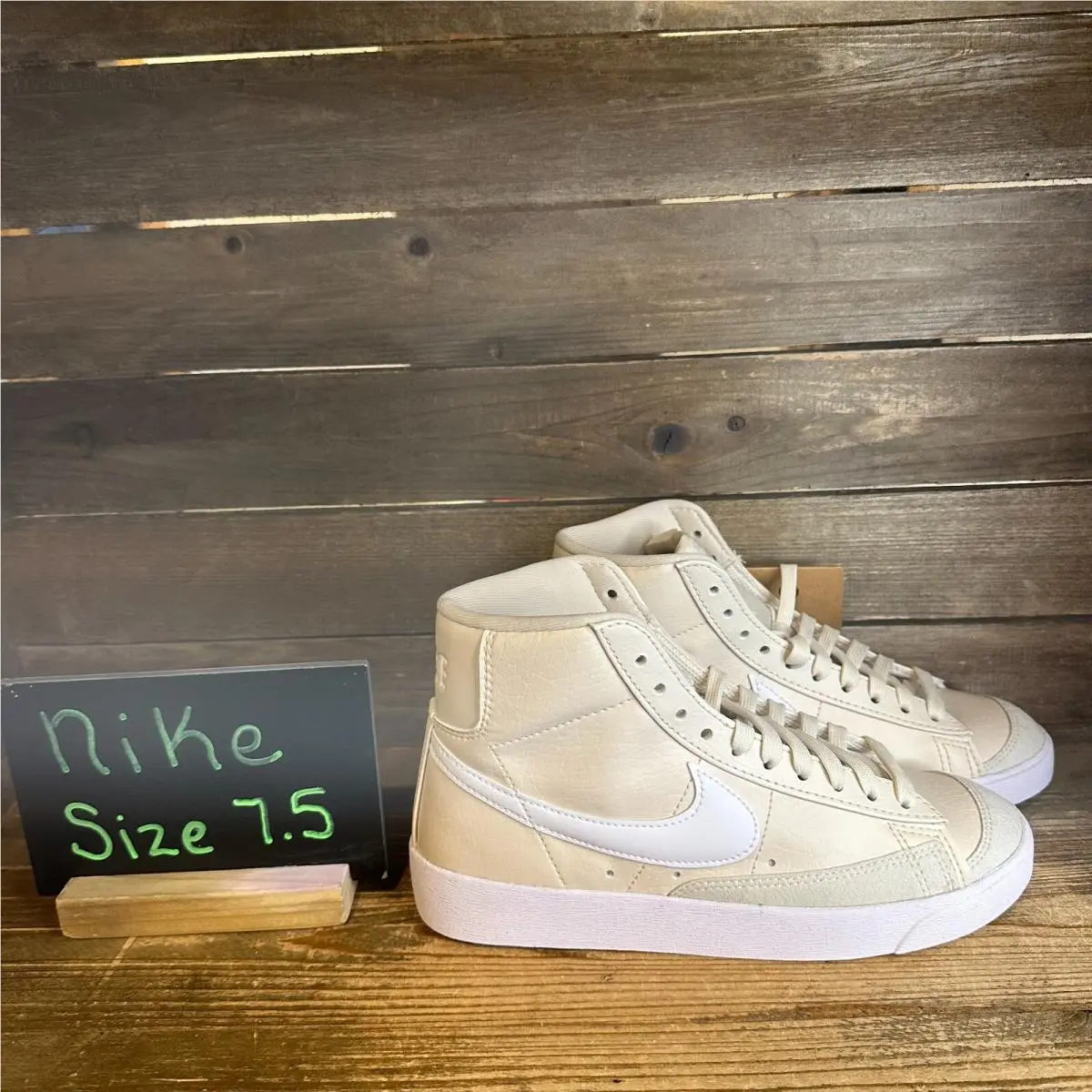Womens Nike Blazer Vintage Mid 77 Next Nature Leather Shoes Sneakers 7.5 M