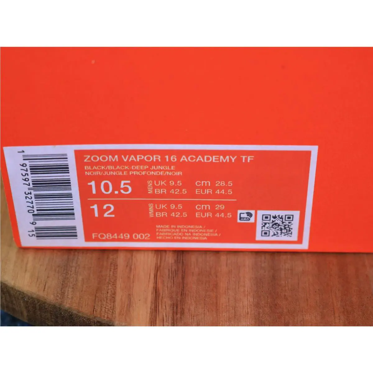 Nike shoes - nike zoom vapor 16 - zoom vapor - FQ8449-002 - Black (UPC: 00197597327709) 22