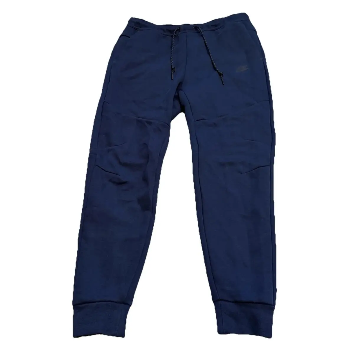 Nike Tech Fleece Jogger Men`s Size L HV0959-451 Navy Blue Black