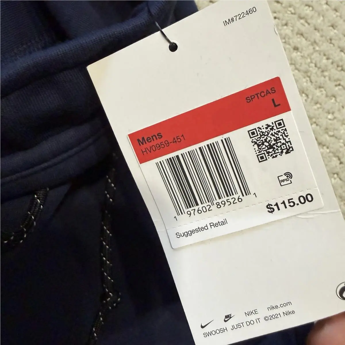 Nike clothing - Nike Tech - Tech - HV0959-451 - Blue (UPC: 197602924183) 2