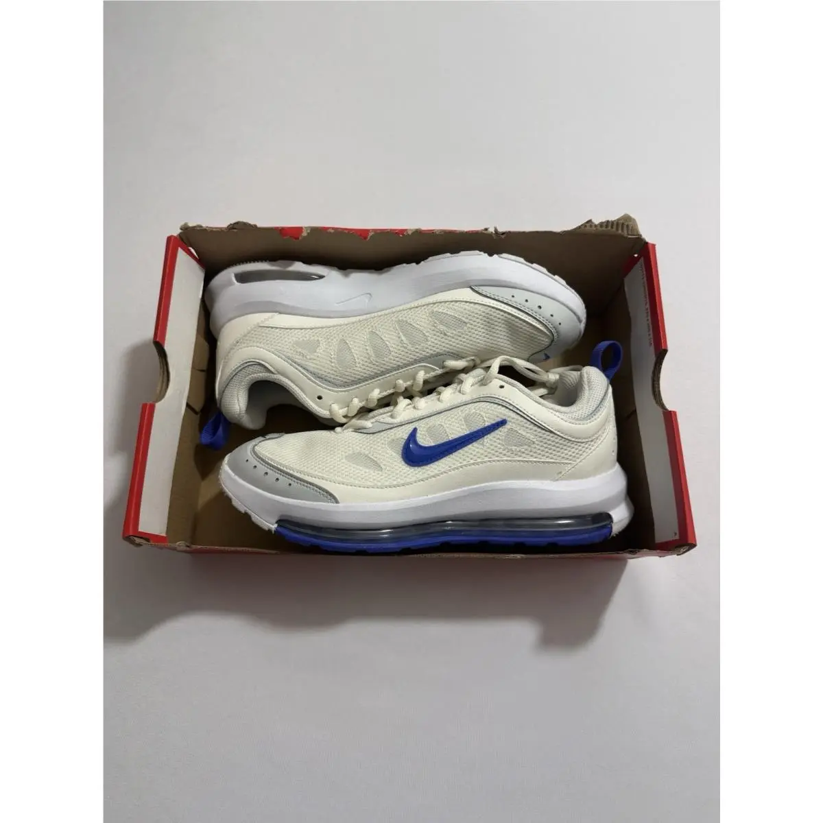 Women’s Size 8.5 White Blue  Air Max AP Running Shoes CU4870 111 by Nike