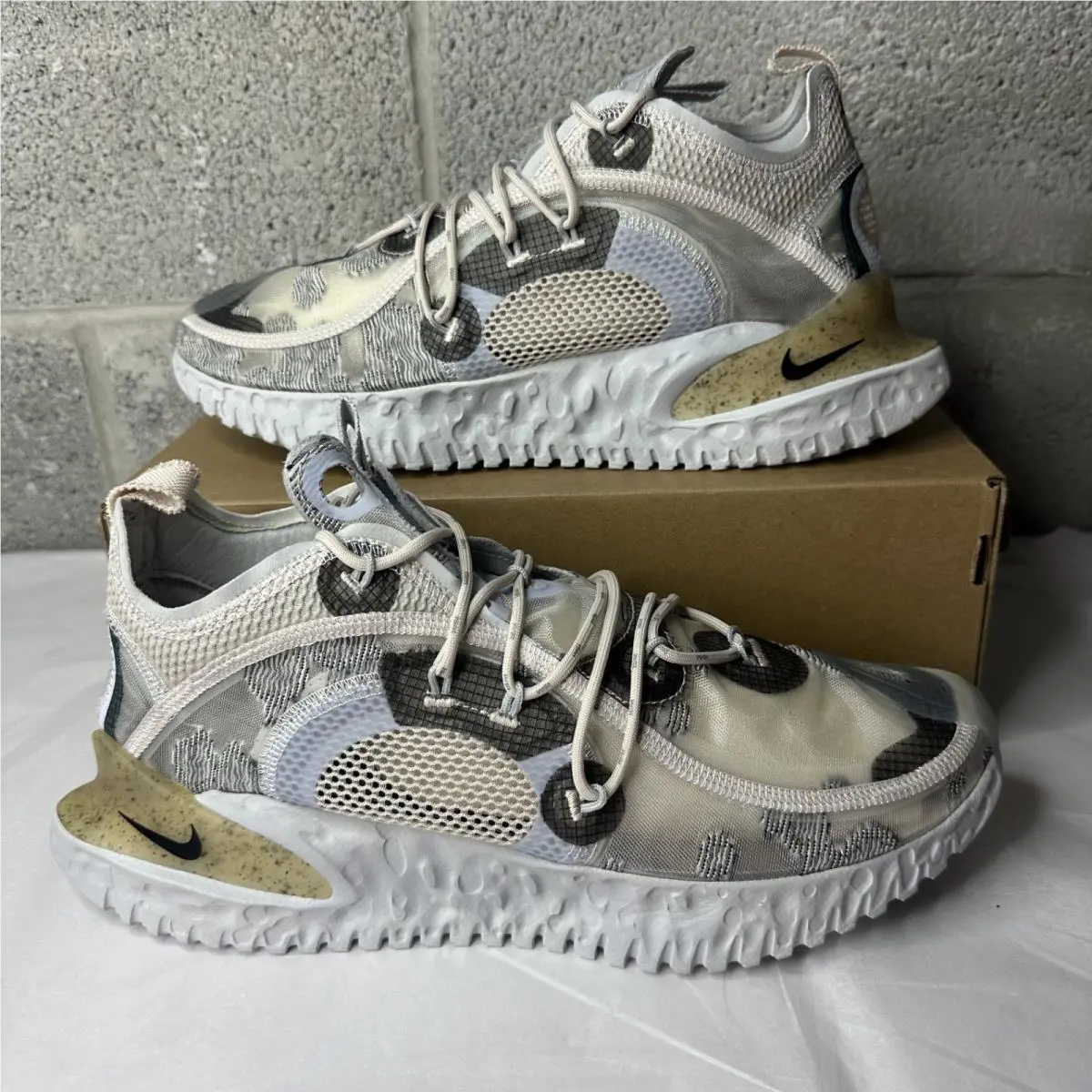 Nike shoes - Nike ISPA Flow - ISPA Flow - DM2830-003 - Pure Platinum, Manufacturer: Pure Platinum/Desert Sand/Black 0