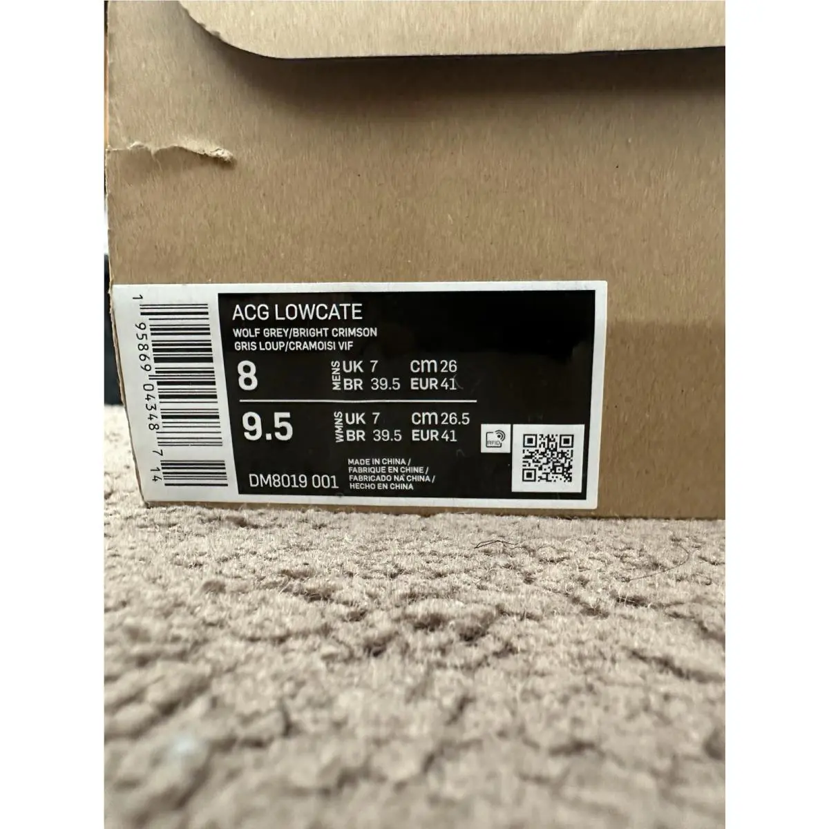 Nike shoes - Nike ACG Lowcate - ACG Lowcate - grey 5