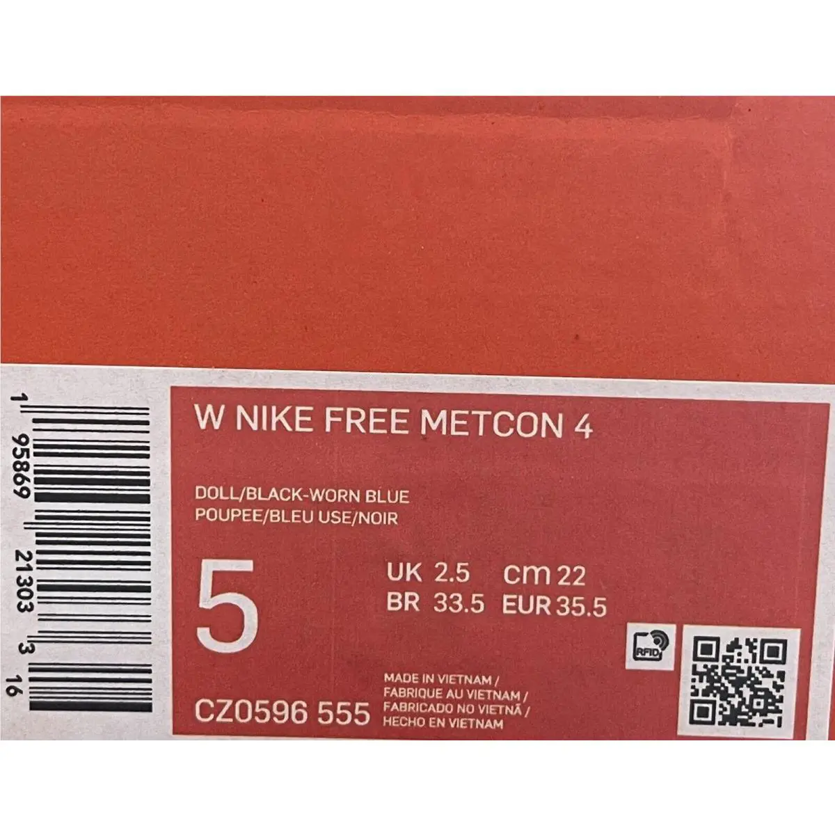 Nike shoes - Nike Free Metcon 4 - Free Metcon - CZ0596-555 - Doll (UPC: 0195869213033) 6