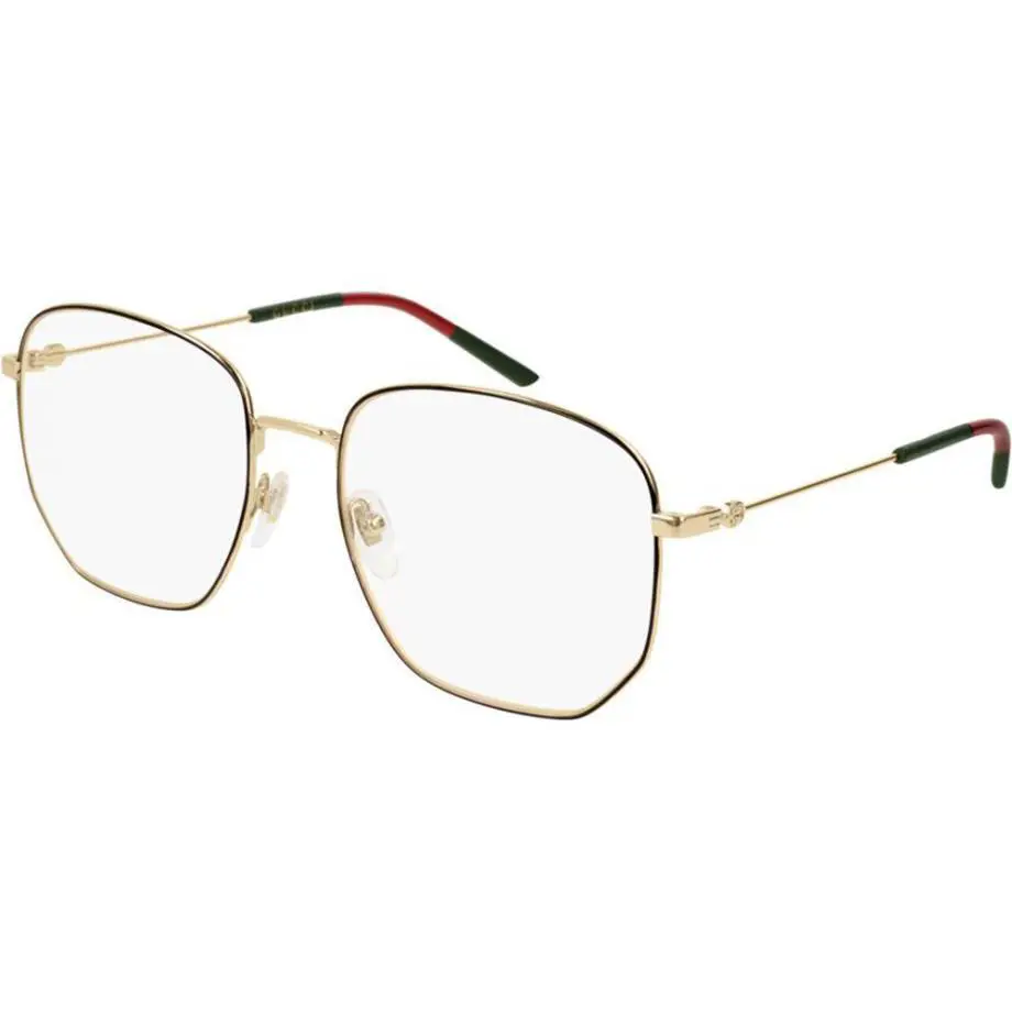 Gucci Demo Geometric Ladies Eyeglasses GG0396O 001 56 GG0396O 001 56