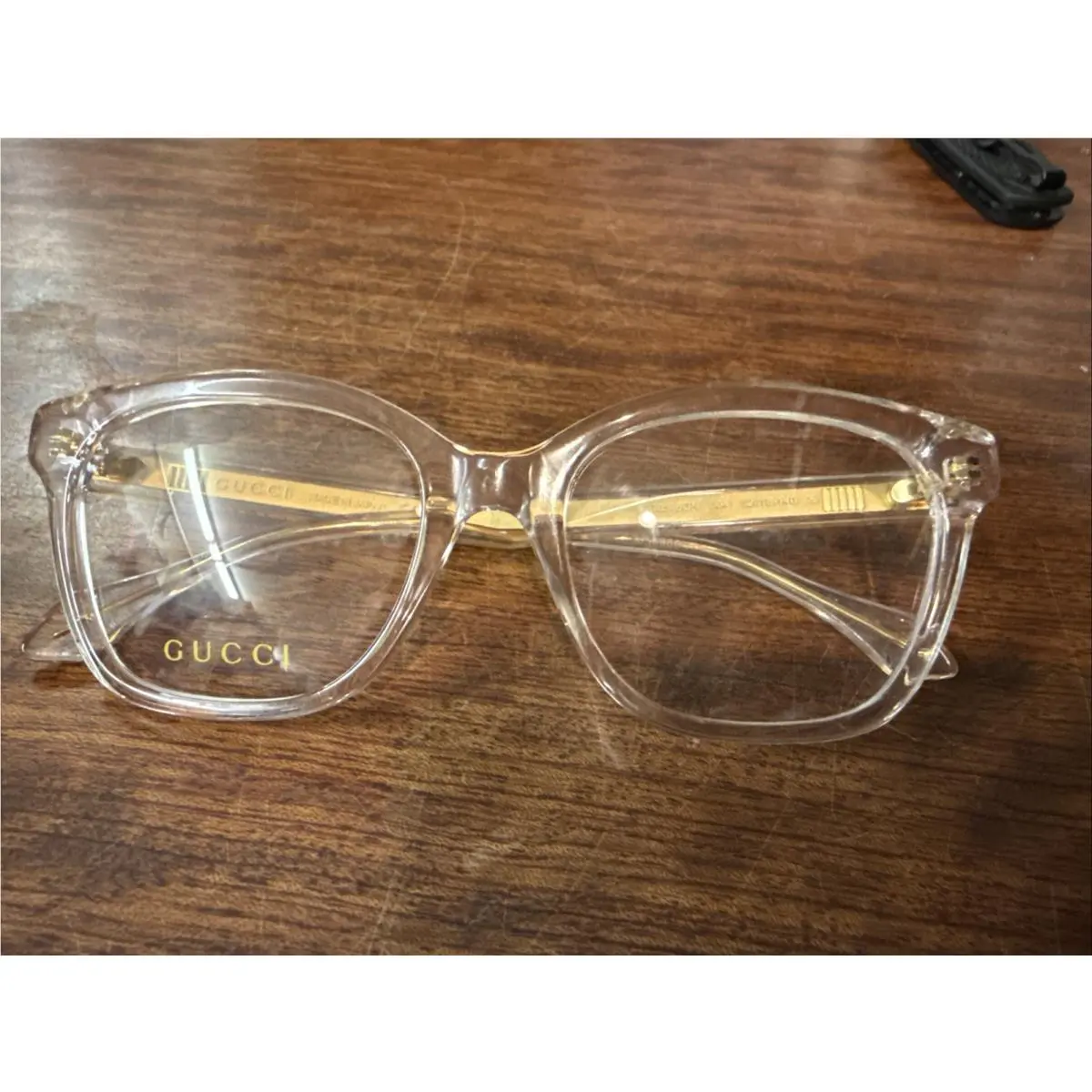 Gucci GG 0566ON 004 52□18 140 Clear/ Gold