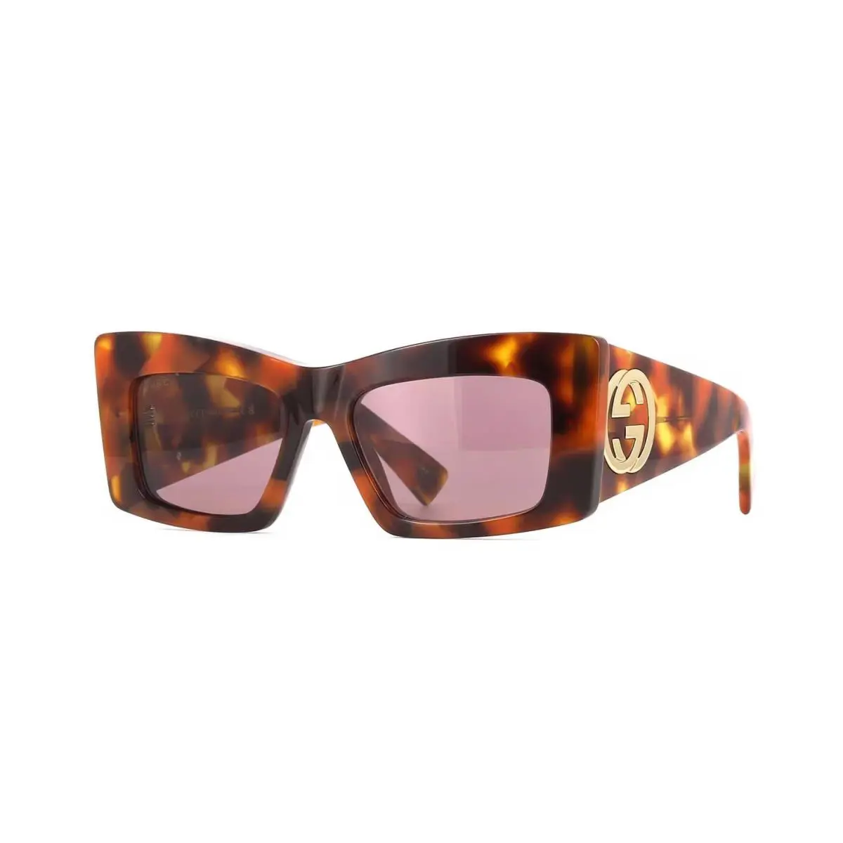 Gucci GG1842S Shiny Havana/light Pink 003 Sunglasses