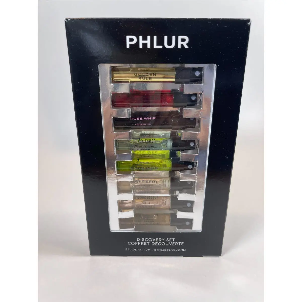Phlur Fragrance Discovery Set 8pc Edp Perfume Samples Strawberry Letter