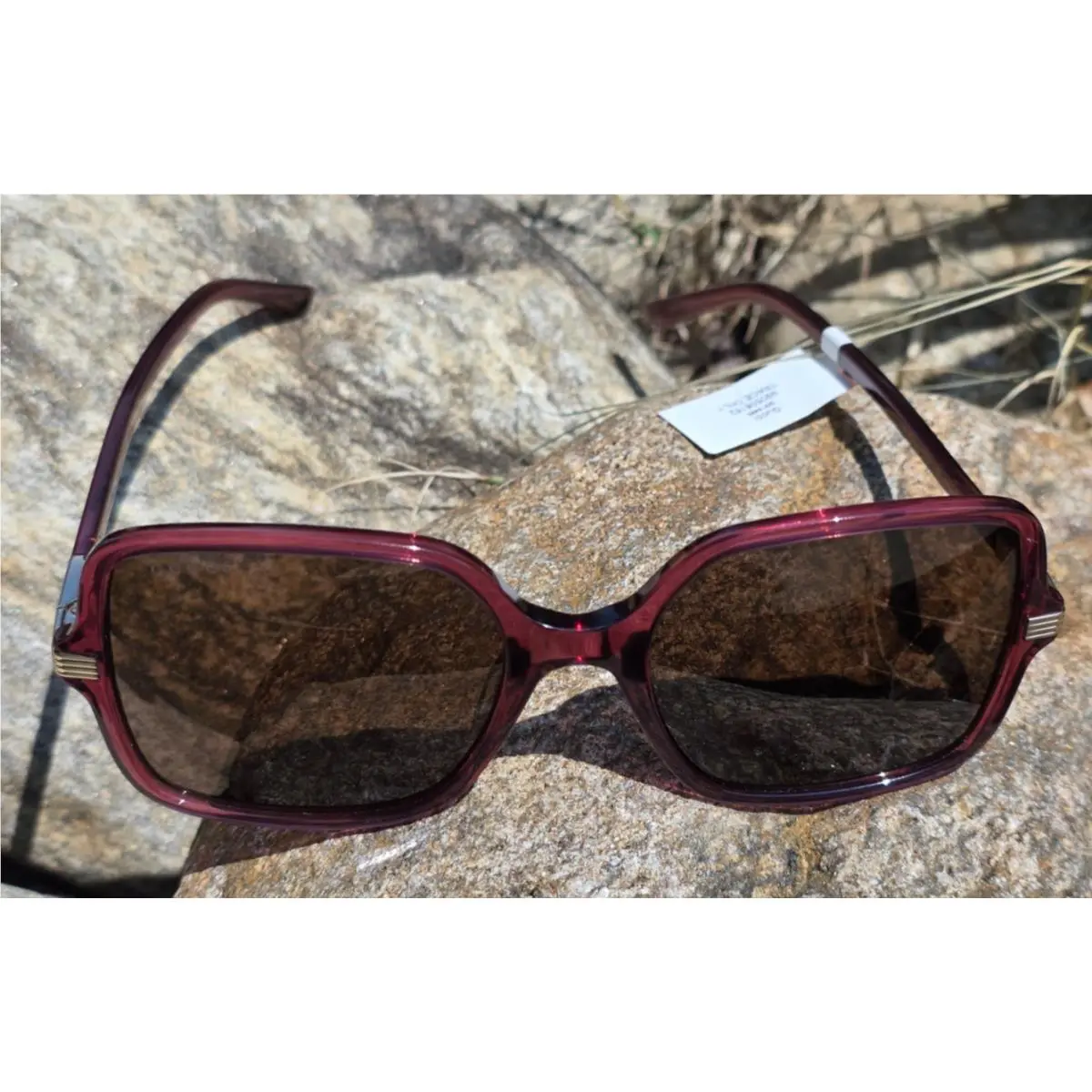 GG1449S 004 Ladies Sunglasses Burgundy Brown 55-19-140 by Gucci