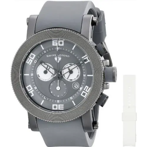 Swiss Legend Men`s 30465-GM-014 Cyclone Analog Display Swiss Quartz Grey Watch