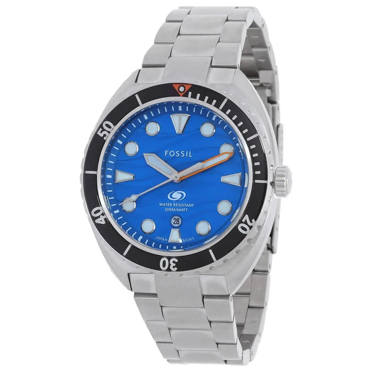 Breaker Quartz Blue Dial Men`s Watch FS6064 by Fossil